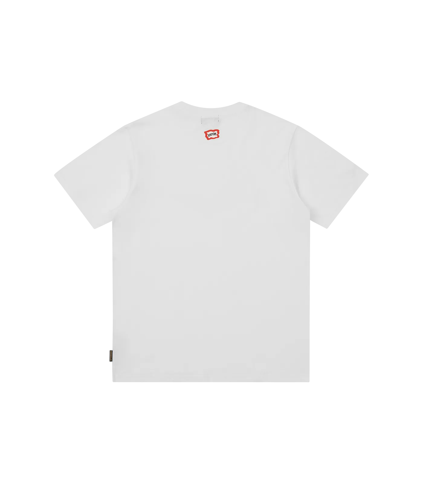 KIRIGAMI FLOCK RUNNING DOG T-SHIRT - OFF WHITE