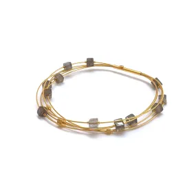 Labradorite Cube Bracelet