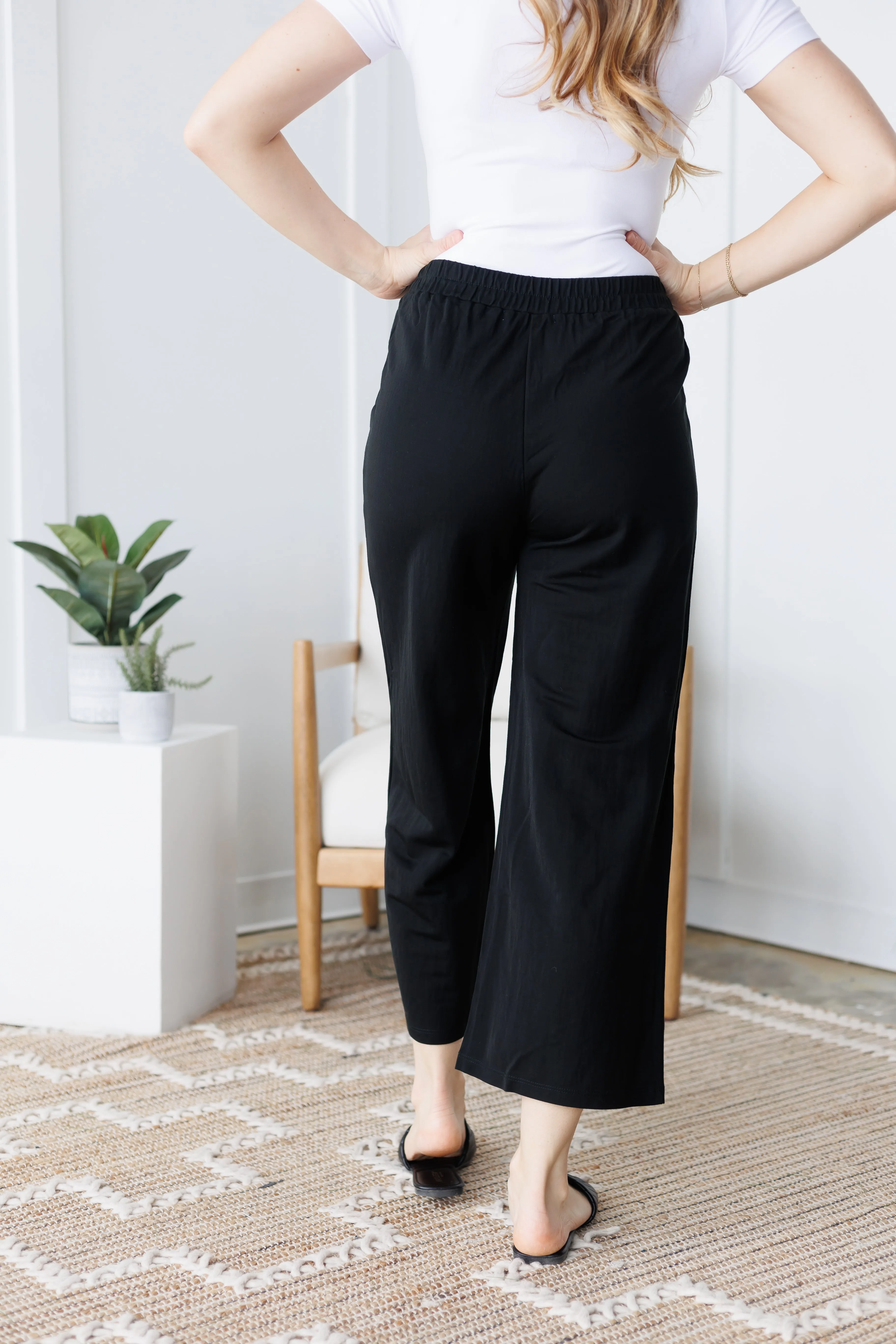 Linen Culotte Pants