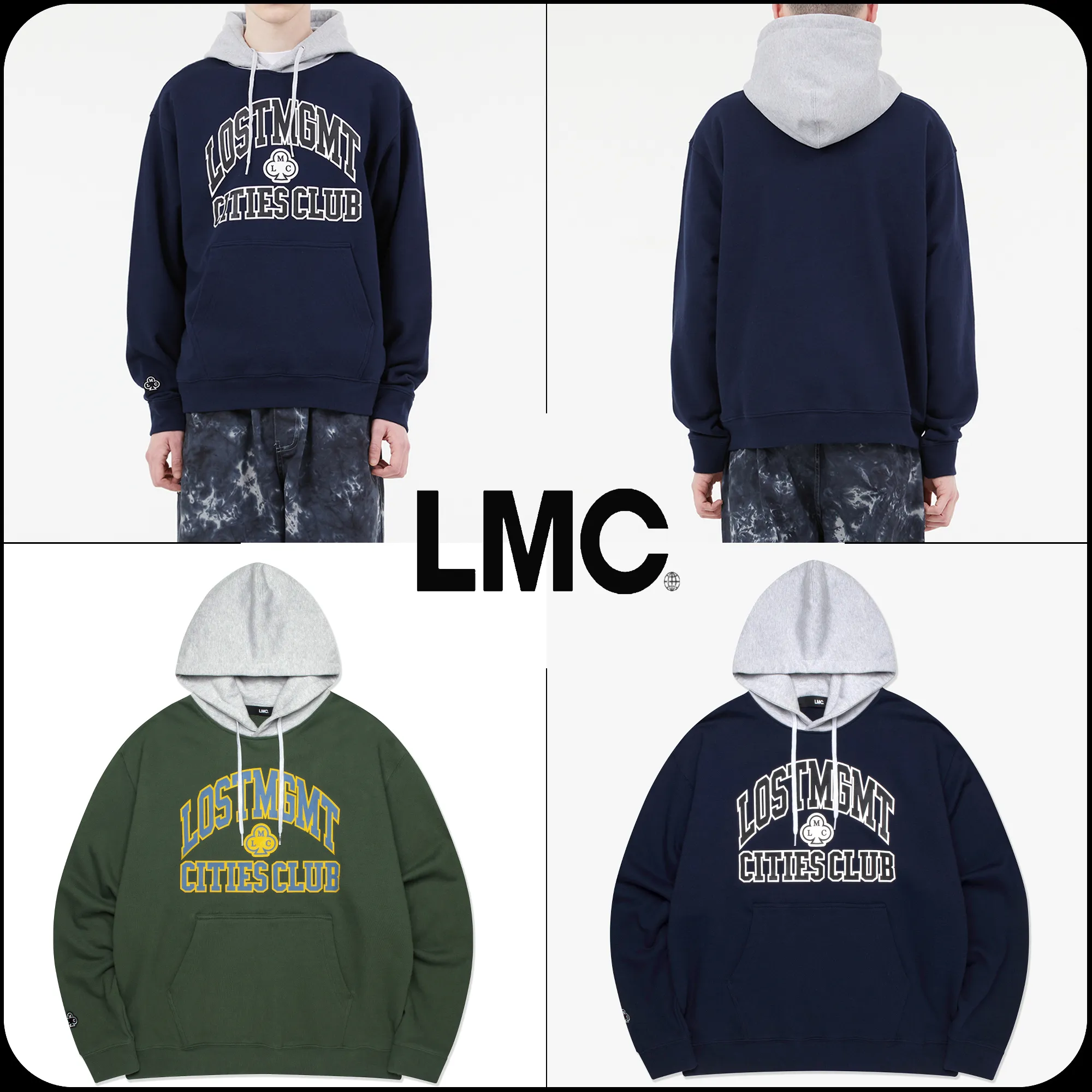 LMC  |Unisex Street Style Long Sleeves Logo Hoodies