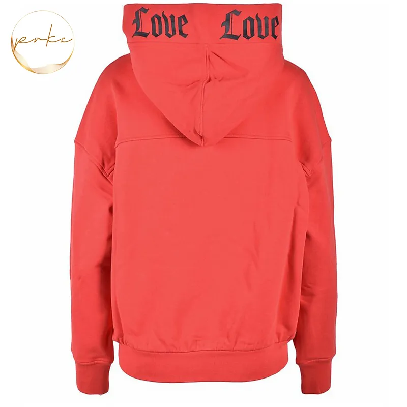 Love Moschino  |Long Sleeves Plain Cotton High-Neck Logo