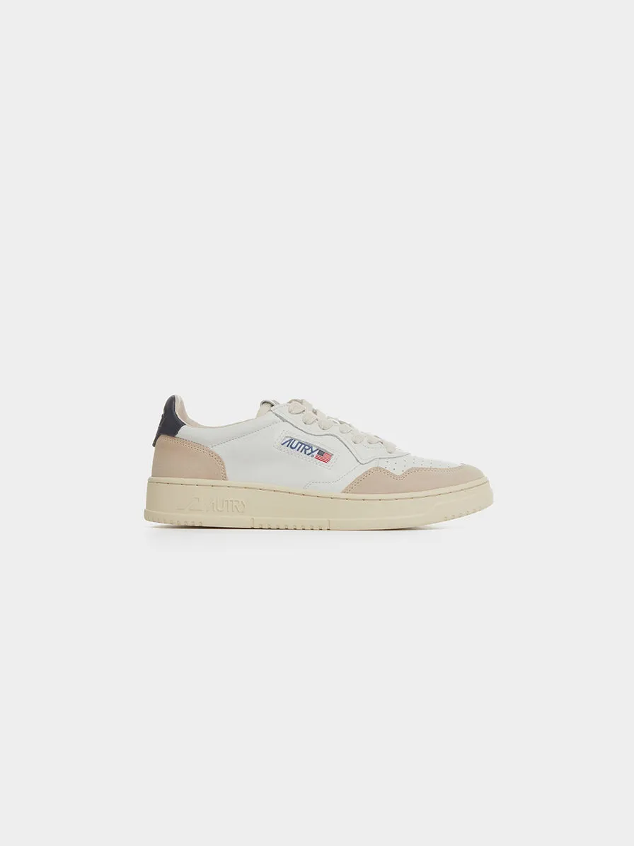 M Medalist Low Suede, Leat / Suede White