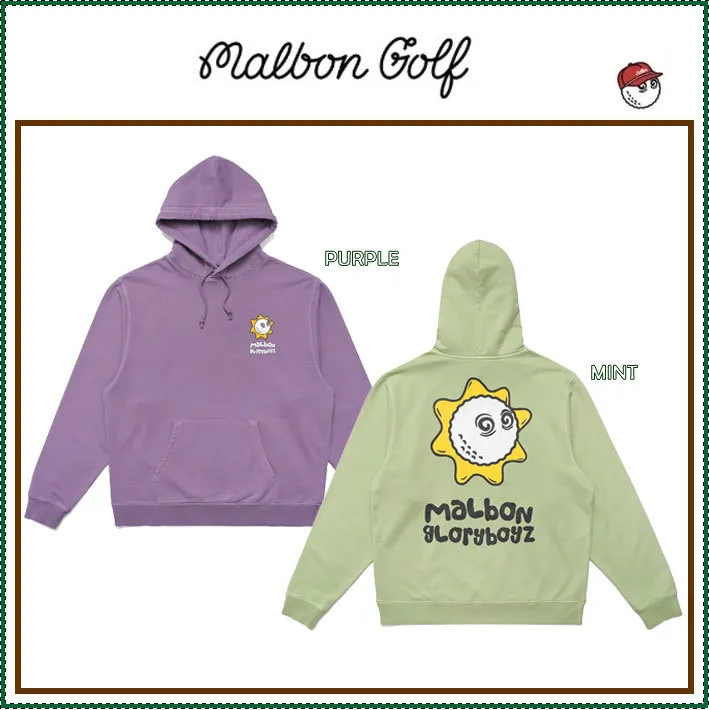 Malbon Golf  |Unisex Street Style Long Sleeves Plain Logo Hoodies