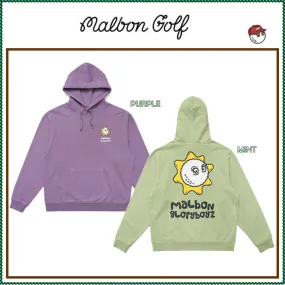 Malbon Golf  |Unisex Street Style Long Sleeves Plain Logo Hoodies