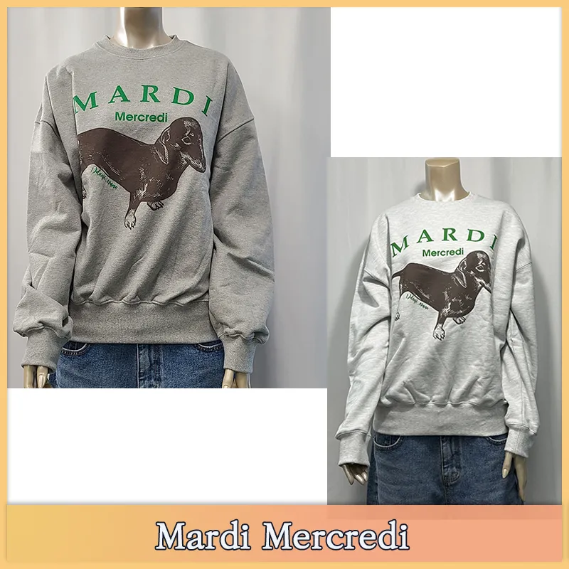 Mardi Mercredi  |Unisex Street Style Cotton Logo