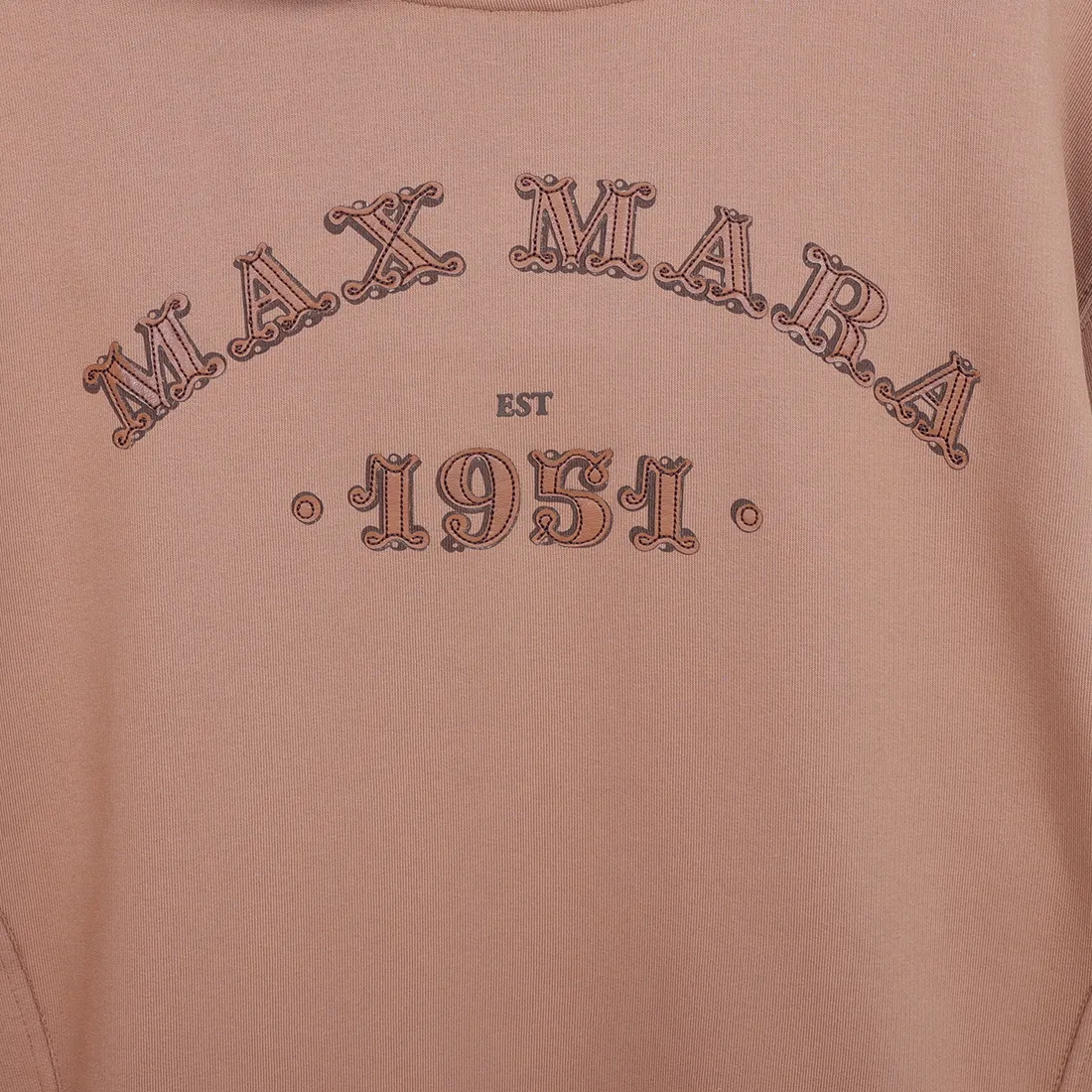 MaxMara  |Street Style Long Sleeves Logo Hoodies & Sweatshirts