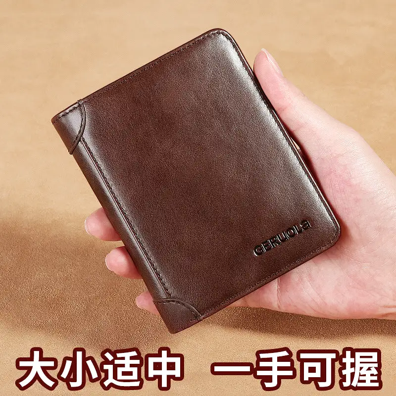 Men's genuine leather wallet