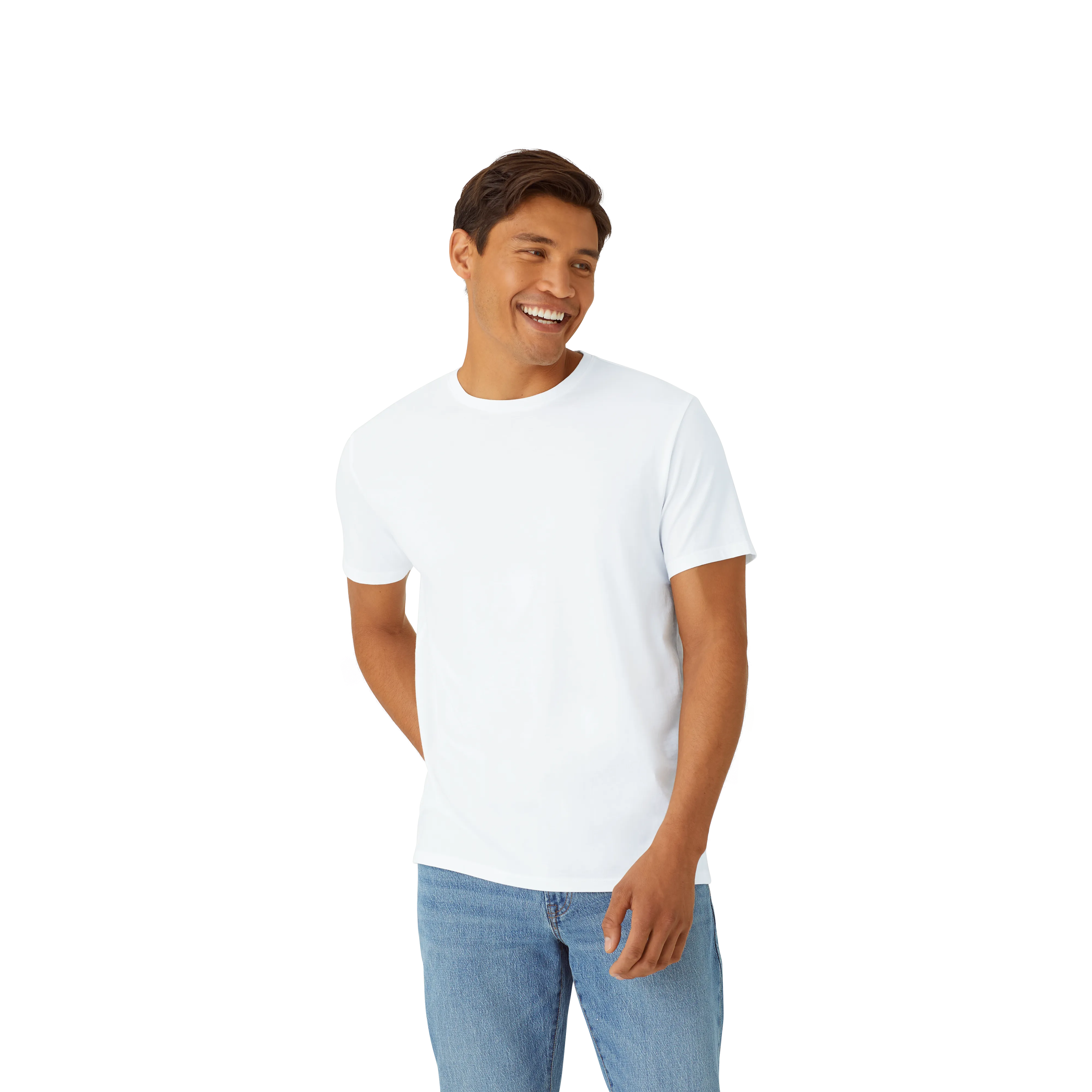 Men's Pima Cotton Crew Neck T-Shirt 3-Pack