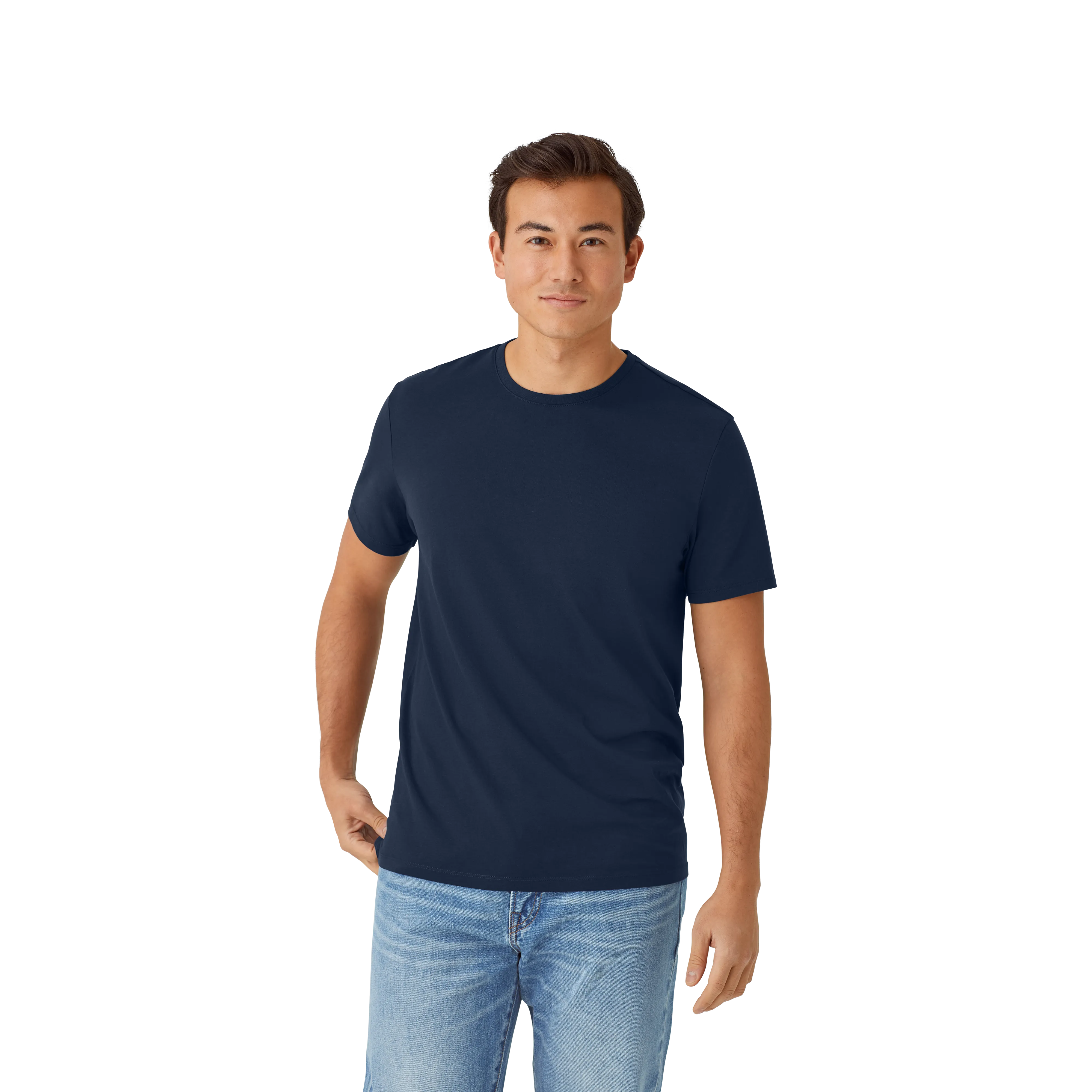 Men's Pima Cotton Crew Neck T-Shirt 3-Pack