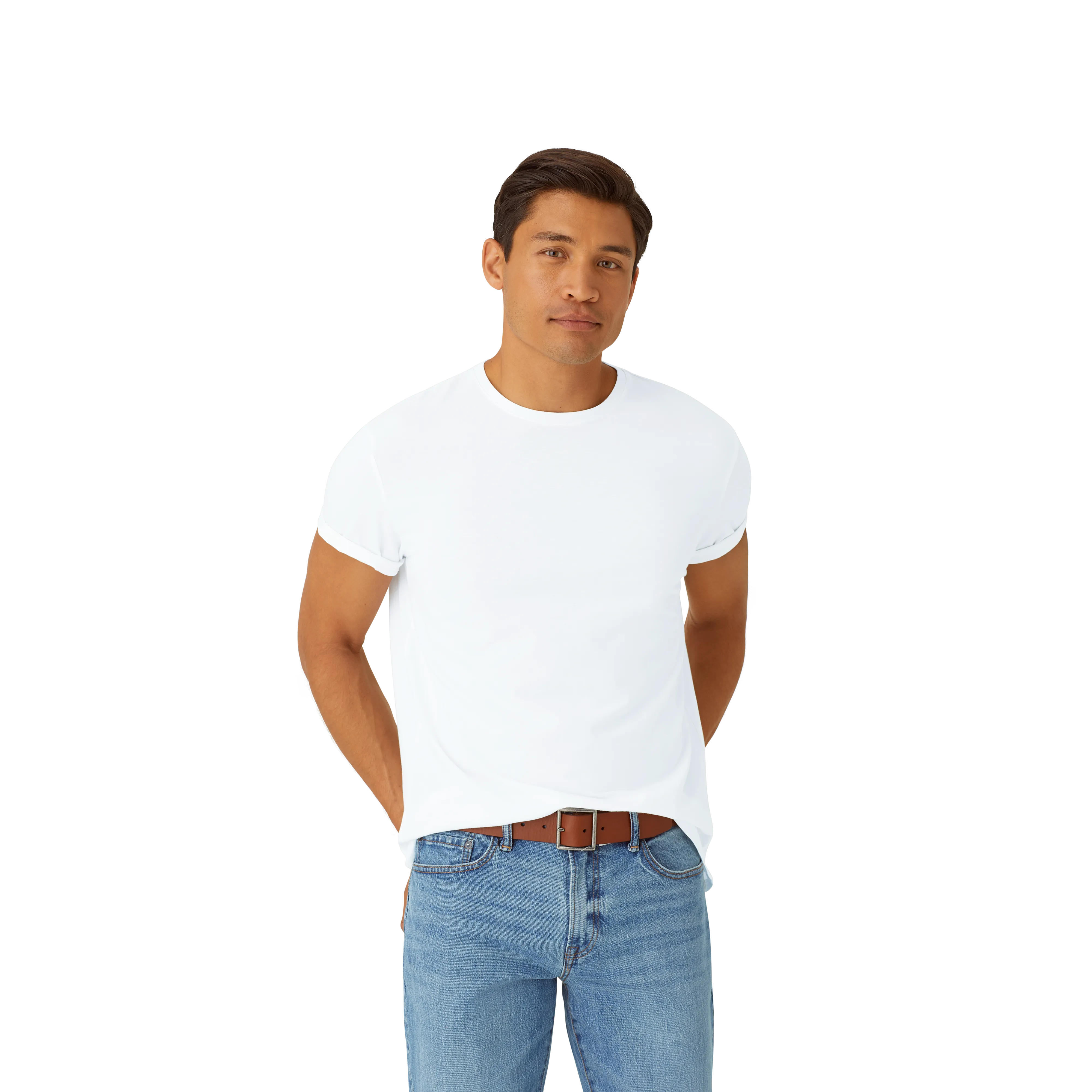 Men's Pima Cotton Crew Neck T-Shirt 3-Pack