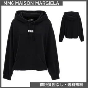 MM6 Maison Margiela  |Long Sleeves Plain Hoodies & Sweatshirts