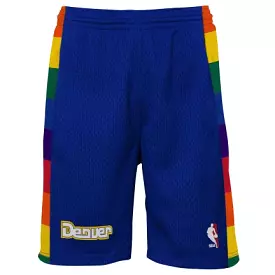 M&N NBA Swingman Shorts Denver Nuggets Road Youth 1991-92