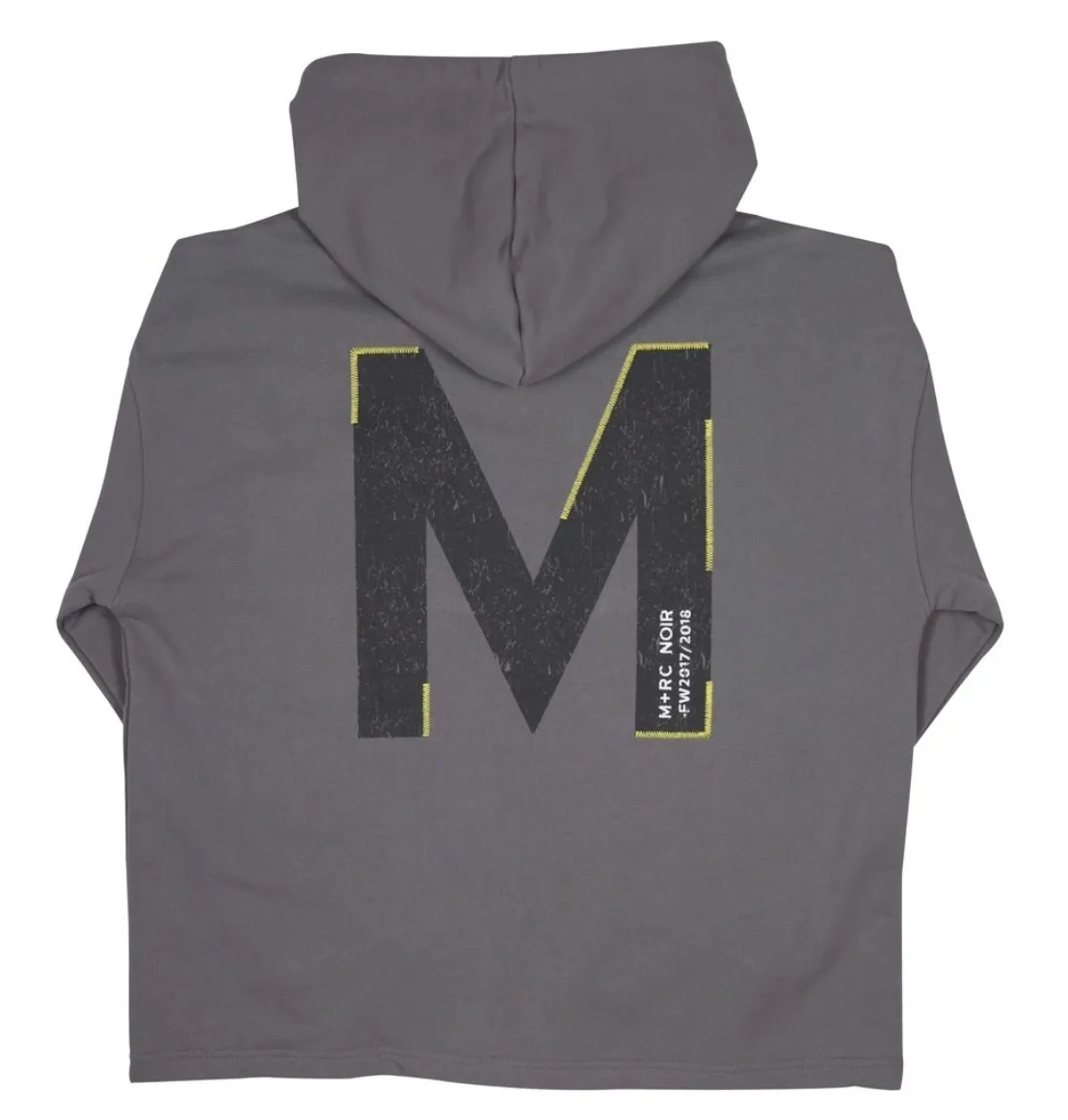 MRC NOIR  |Unisex Street Style Plain Cotton Oversized Logo Hoodies