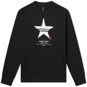 Neil Barrett Sportstar Kangaroo Pocket SweatBlack