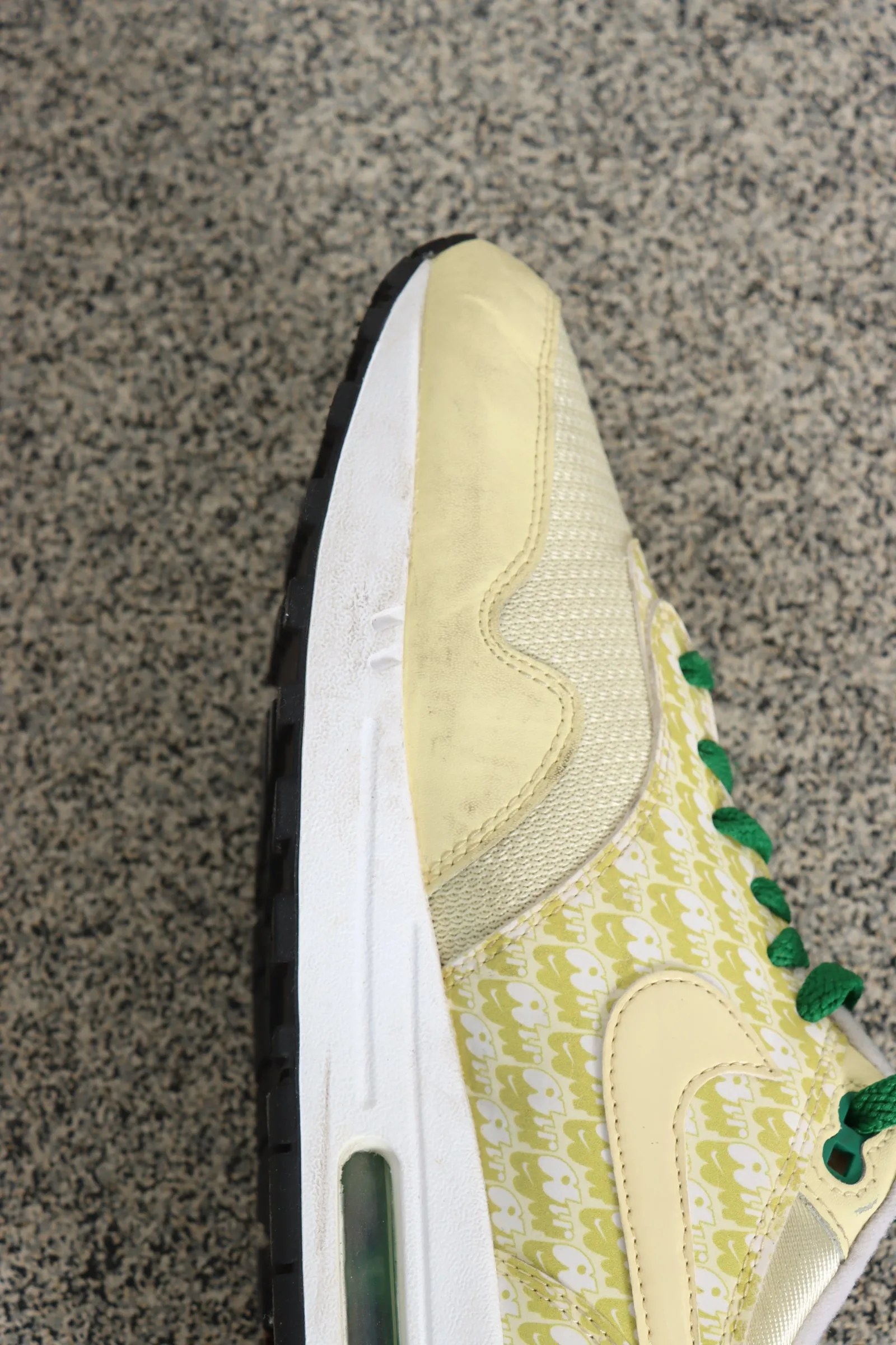 NIKE AIR MAX 1 'Lemonade' CJ0609 700 Lemon Print Sneakers (10)