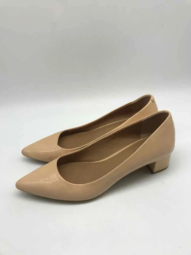 Pre-Owned Calvin Klein Tan Size 7.5 Block Heels