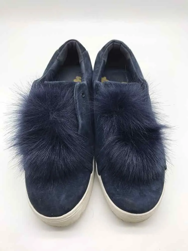 Pre-Owned Sam Edelman Navy Size 10 Slip On Flats