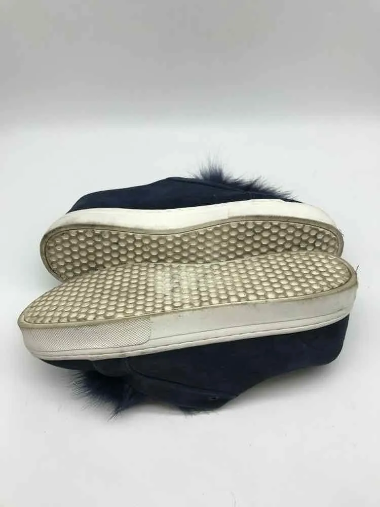 Pre-Owned Sam Edelman Navy Size 10 Slip On Flats