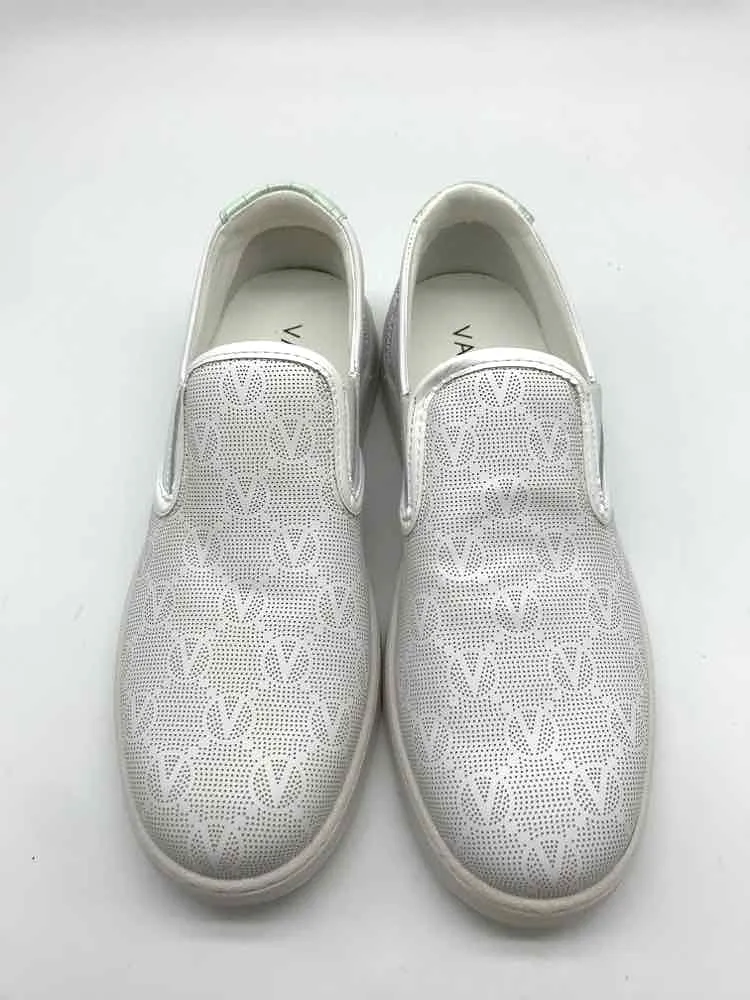 Pre-Owned Valentino By Mario Valentino White Size 8 Slip On Flats