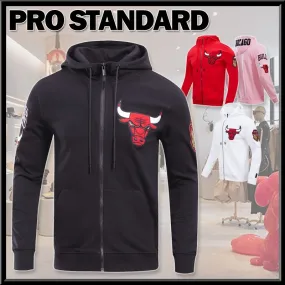 PRO STANDARD  |Unisex Street Style Long Sleeves Plain Logo Hoodies