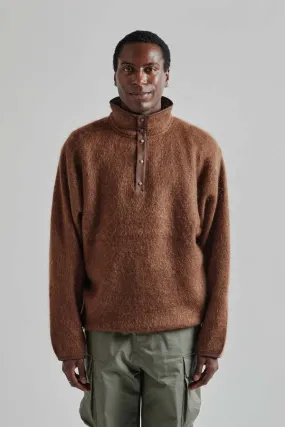 Pullover Mohair Sweater - Brown