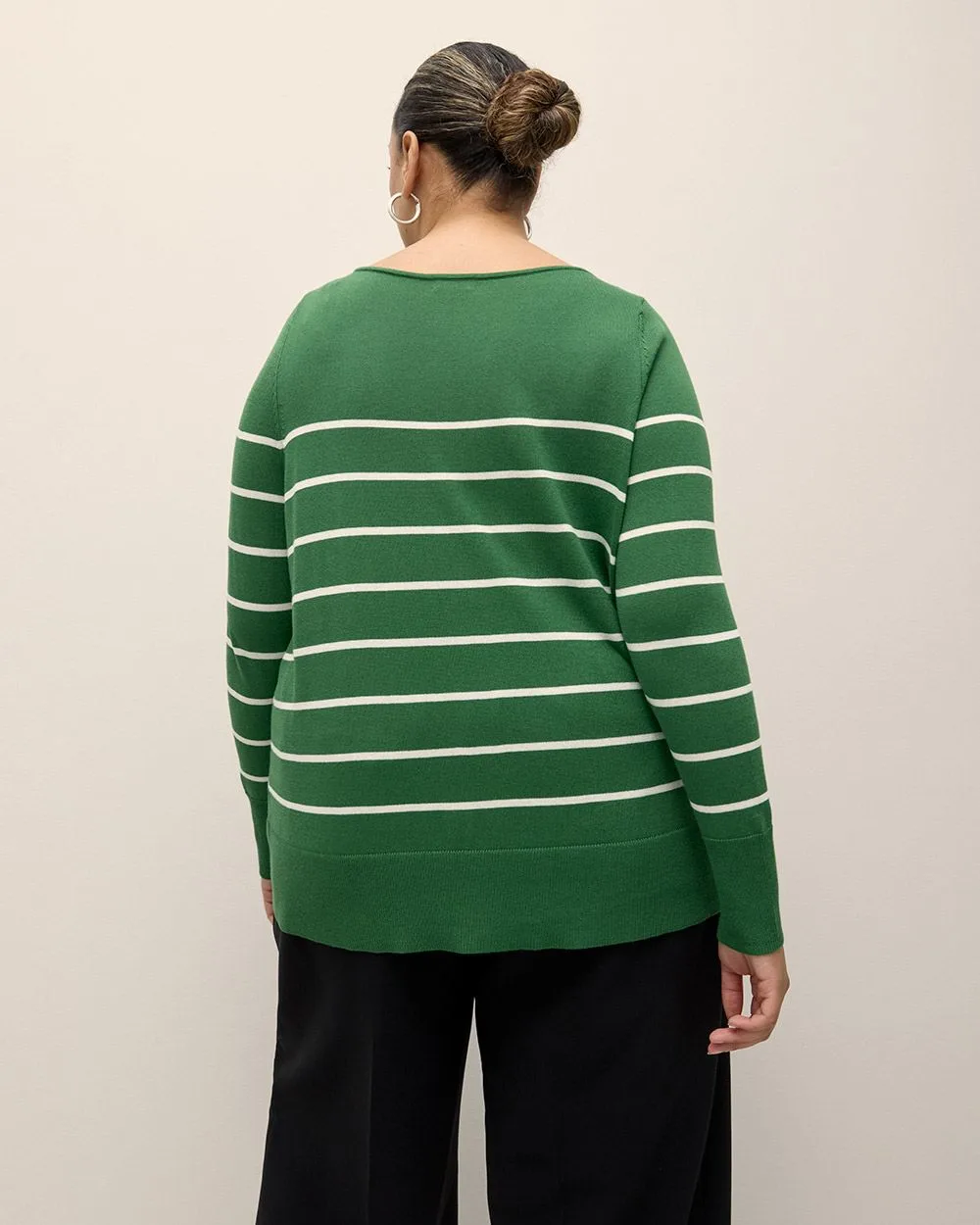 Responsible, Boat-Neck Cotton Sweater