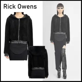 RICK OWENS  |Street Style Long Sleeves Hoodies & Sweatshirts