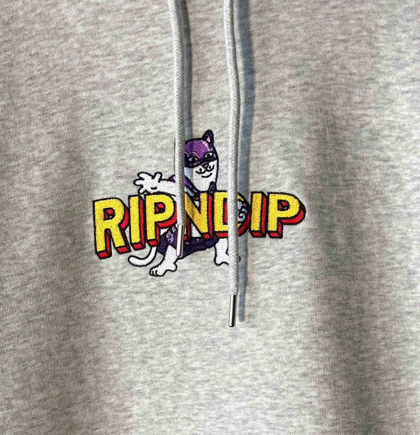 RIPNDIP  |Unisex Street Style Long Sleeves Logo Skater Style Hoodies