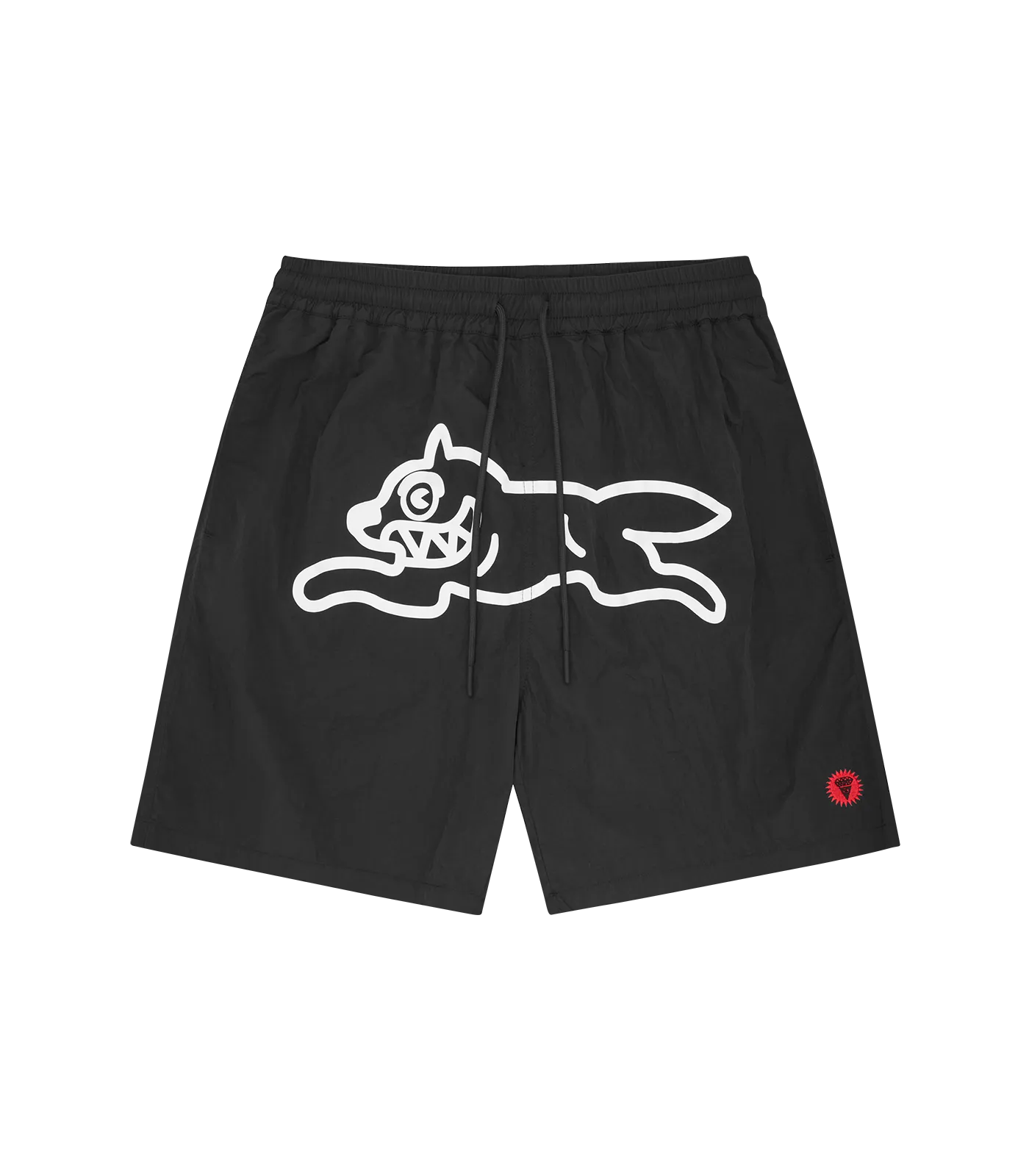 RUNNING DOG SWIM SHORT - BLACK