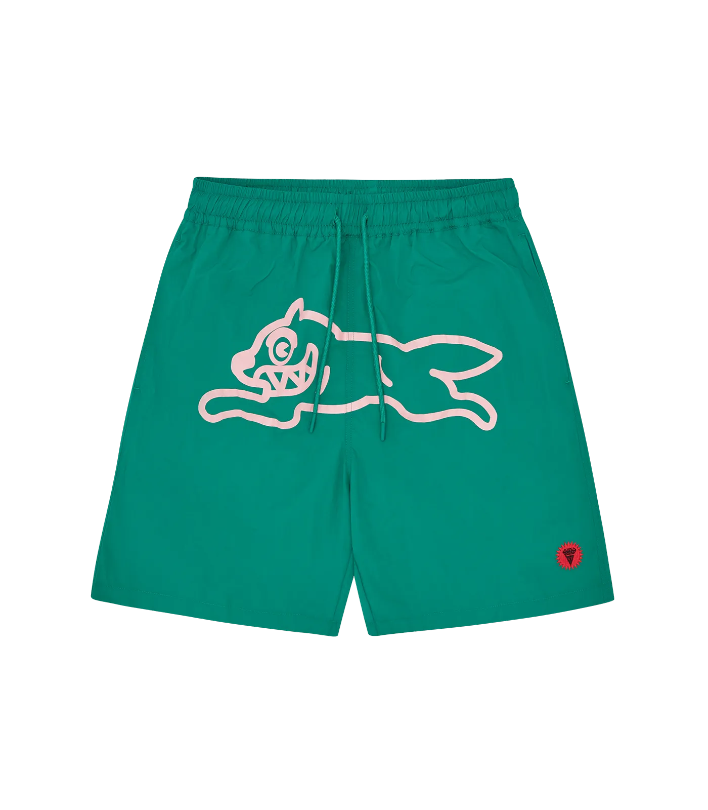 RUNNING DOG SWIM SHORT - GREEN