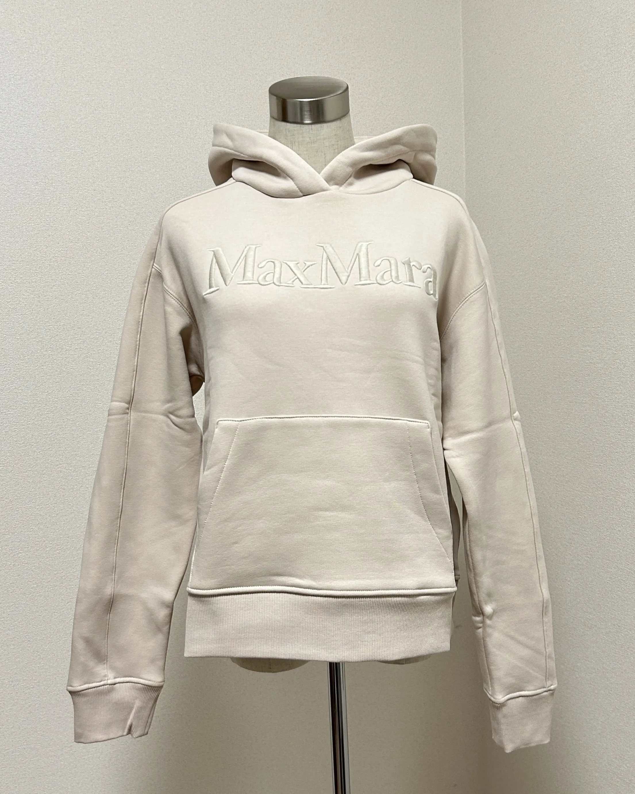 S Max Mara  |Long Sleeves Cotton Logo Hoodies & Sweatshirts