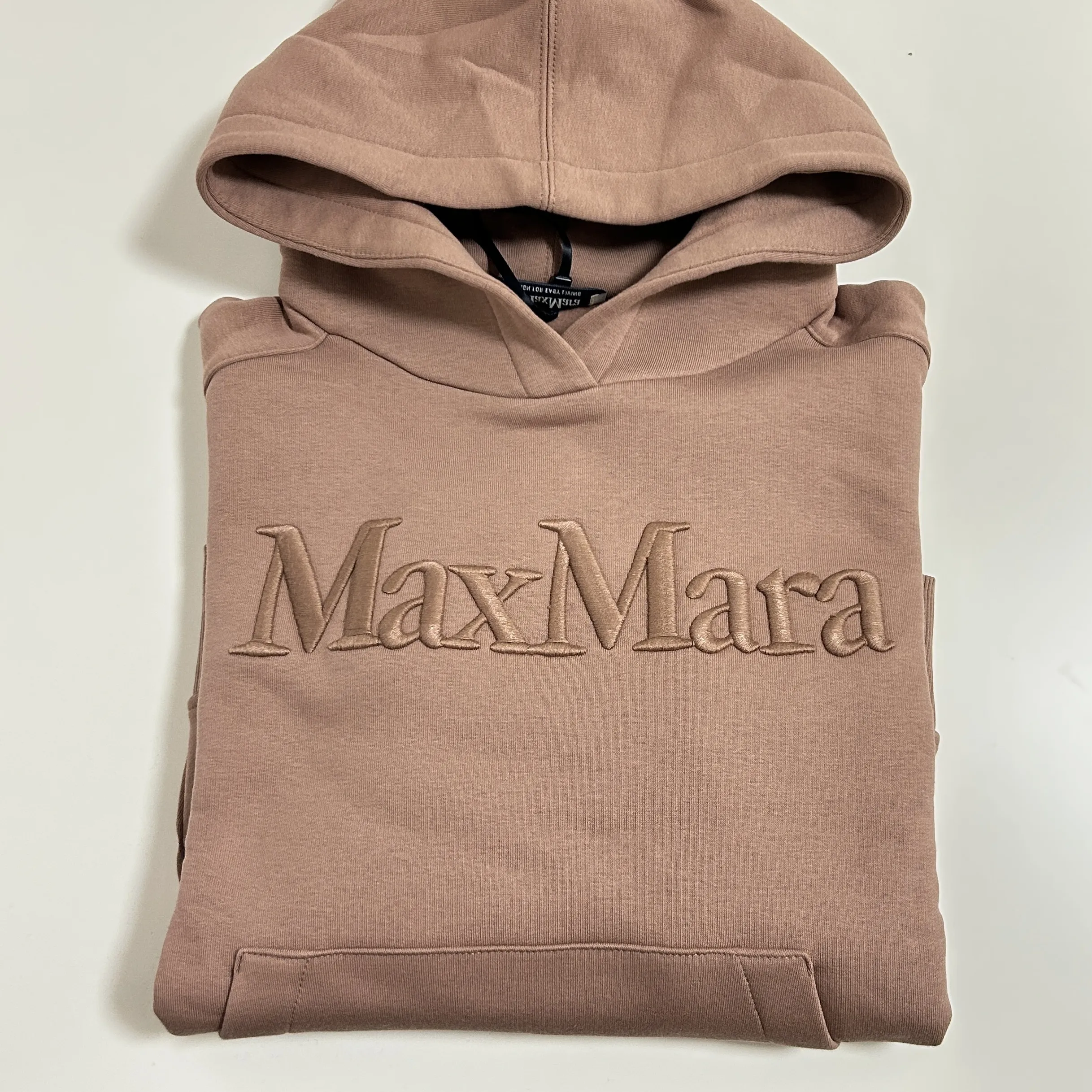 S Max Mara  |Long Sleeves Cotton Logo Hoodies & Sweatshirts