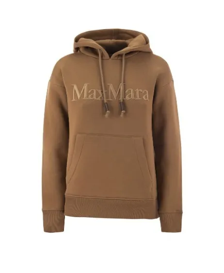 S Max Mara  |Long Sleeves Logo Hoodies & Sweatshirts