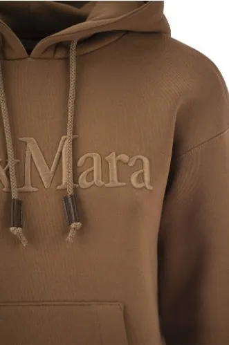 S Max Mara  |Long Sleeves Logo Hoodies & Sweatshirts