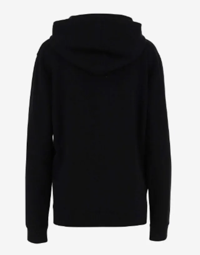 Saint Laurent  |Long Sleeves Plain Cotton Logo Hoodies & Sweatshirts