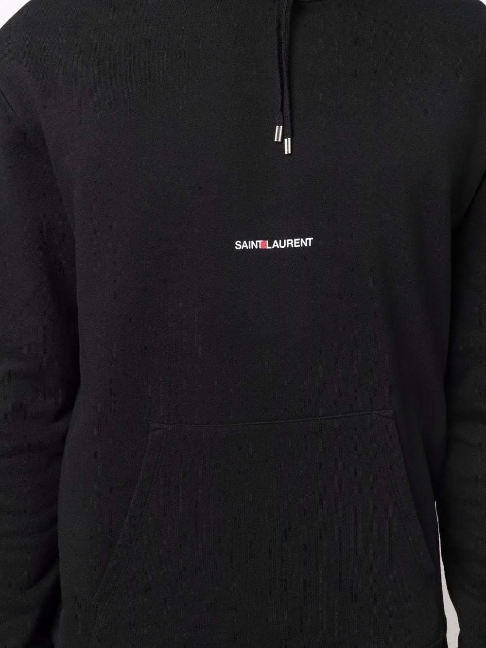 Saint Laurent  |Street Style Plain Cotton Logo Luxury Hoodies