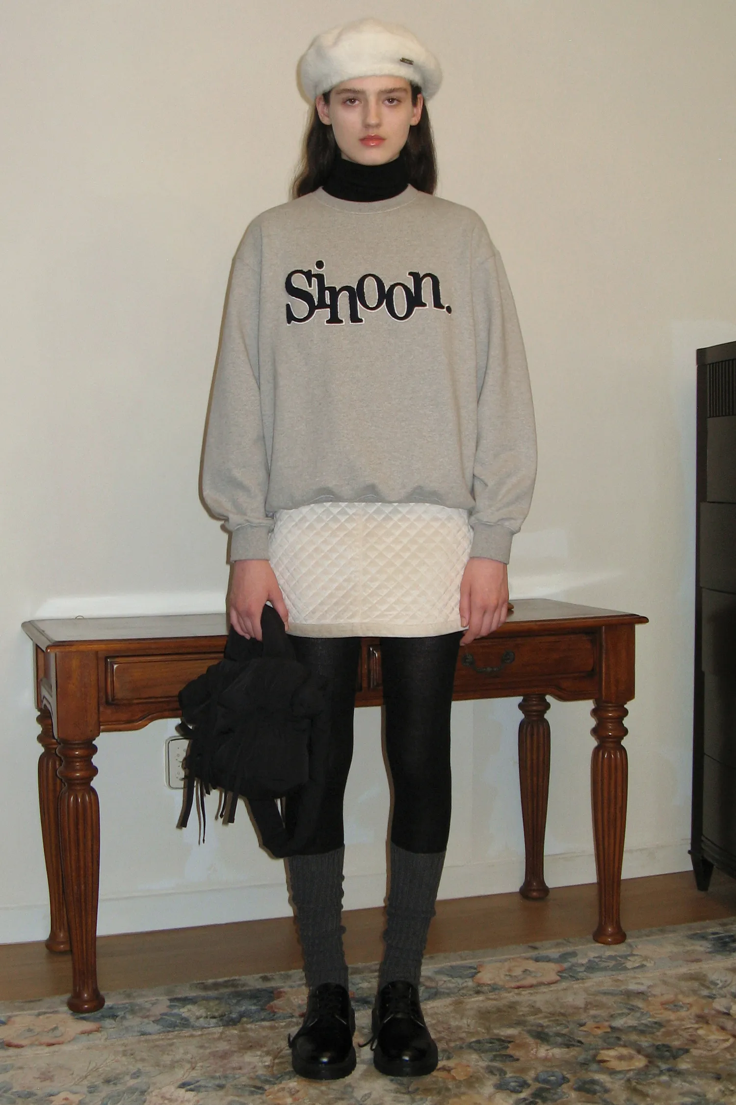 sinoon  |Street Style Logo Hoodies & Sweatshirts