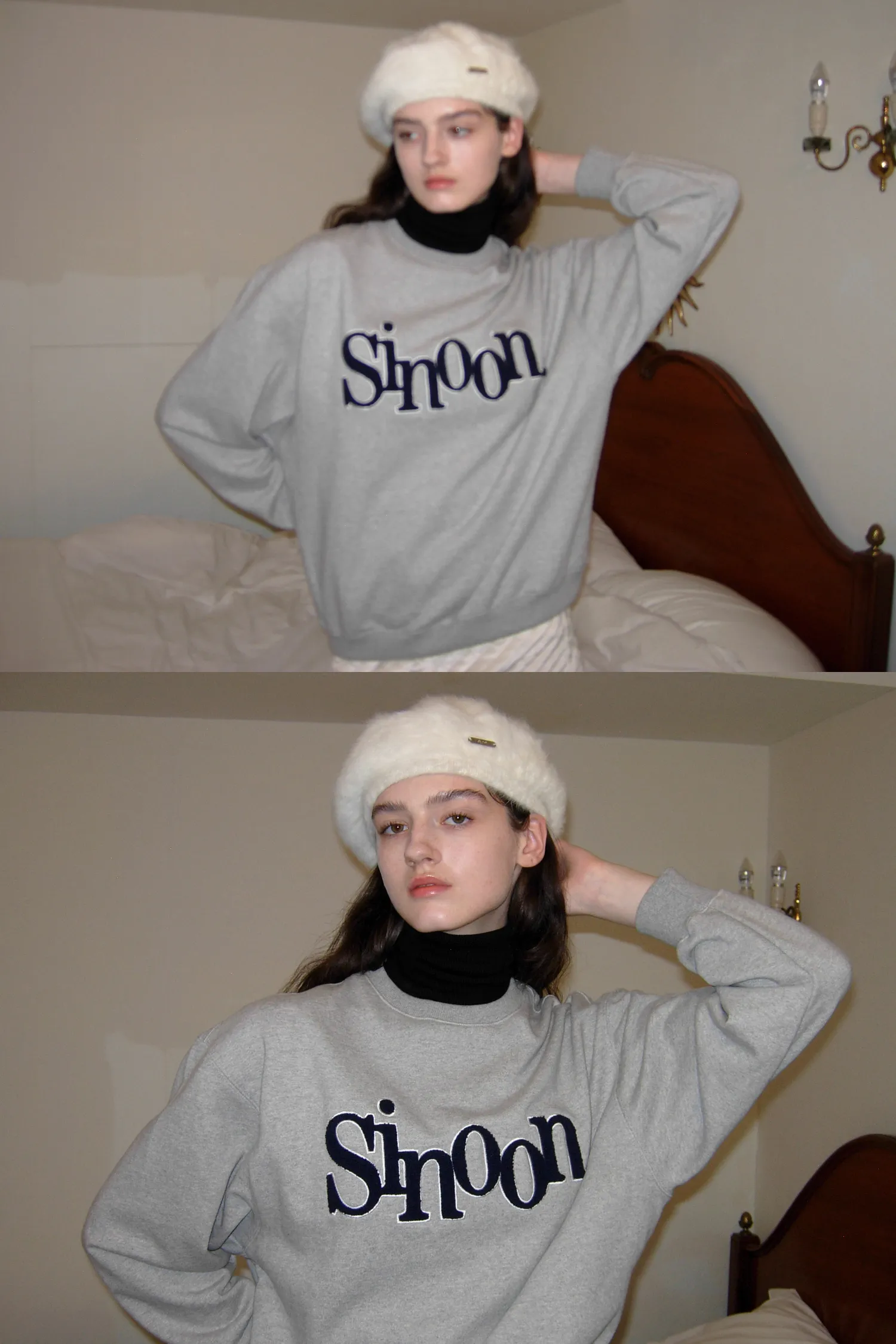 sinoon  |Street Style Logo Hoodies & Sweatshirts