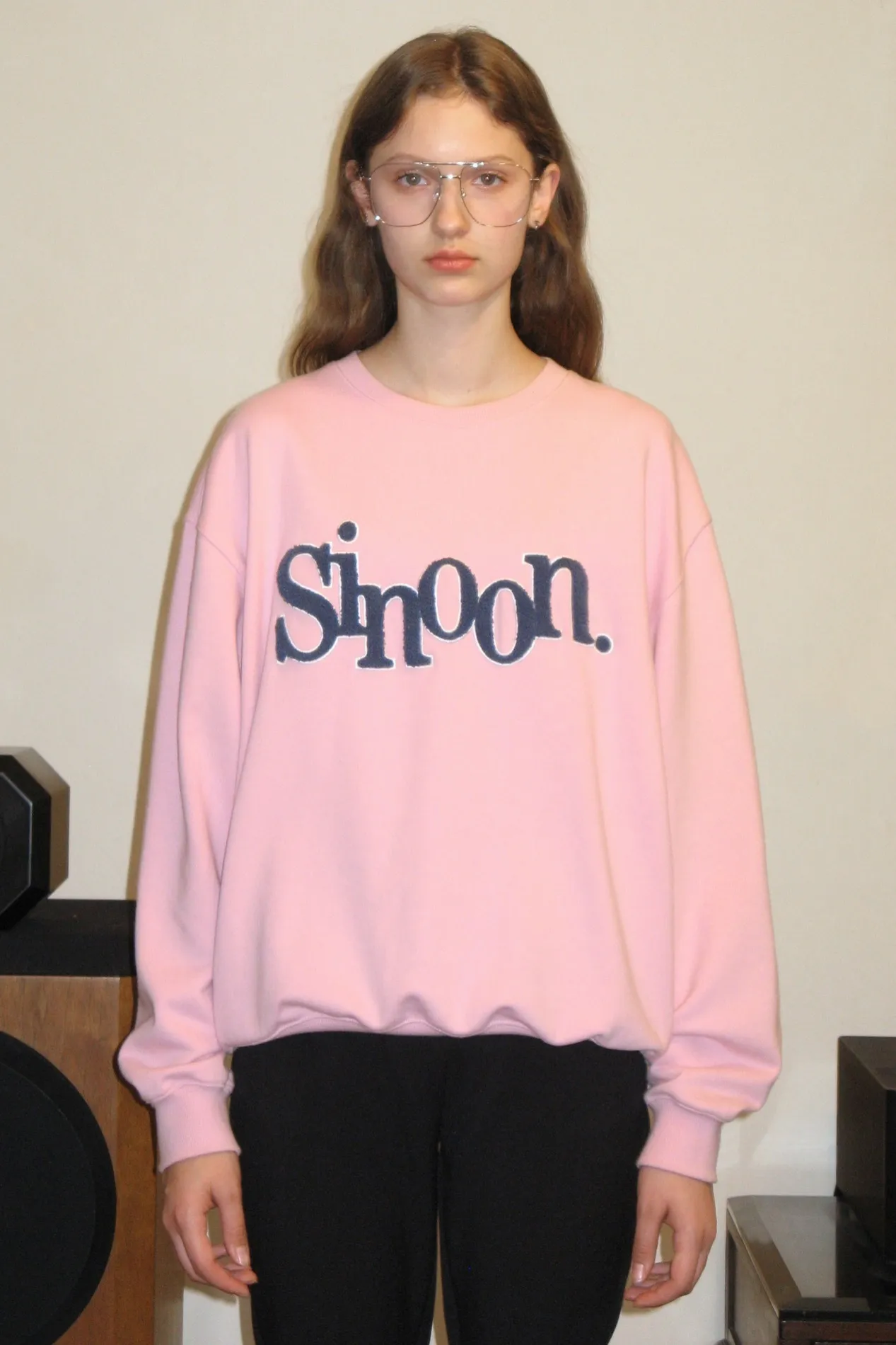 sinoon  |Street Style Logo Hoodies & Sweatshirts