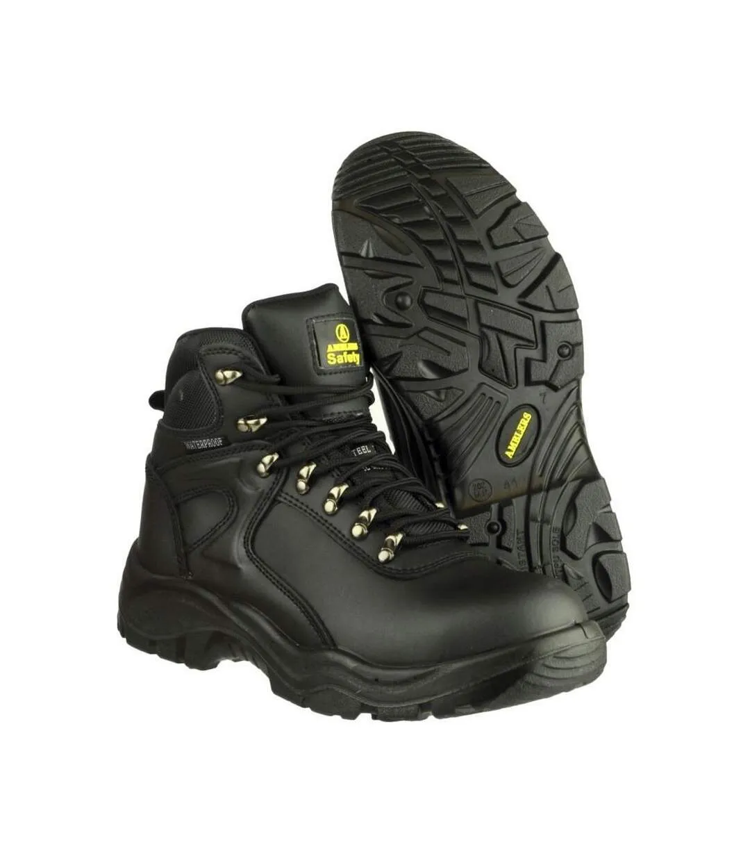 Steel fs218 w/p safety / mens boots / boots safety black Amblers