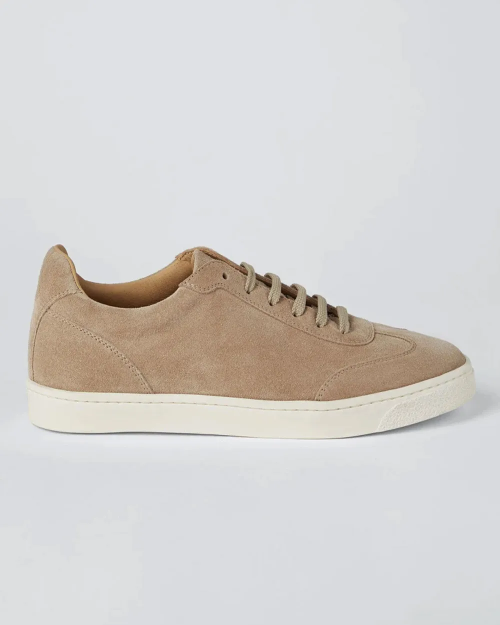 Suede Sneakers in Light Brown