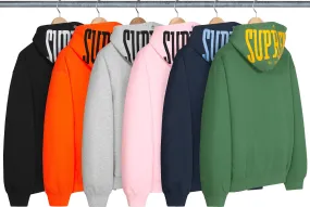 Supreme  |Unisex Street Style Logo Skater Style Hoodies