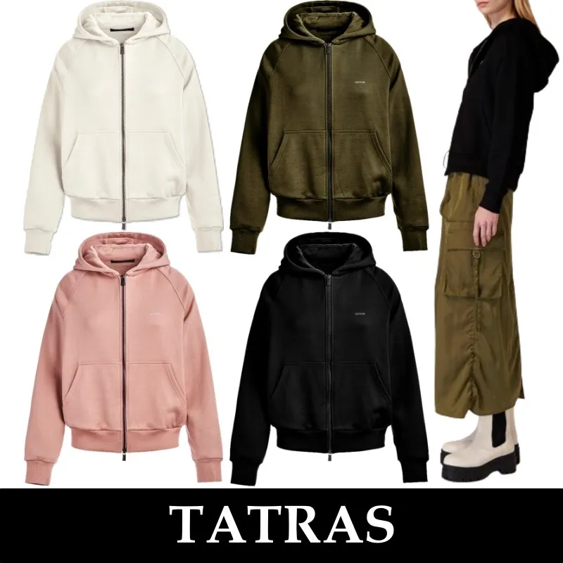 TATRAS  |Street Style Logo Hoodies & Sweatshirts