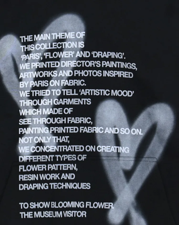 THE MUSEUM VISITOR  |Heart Unisex Street Style Logo Hoodies