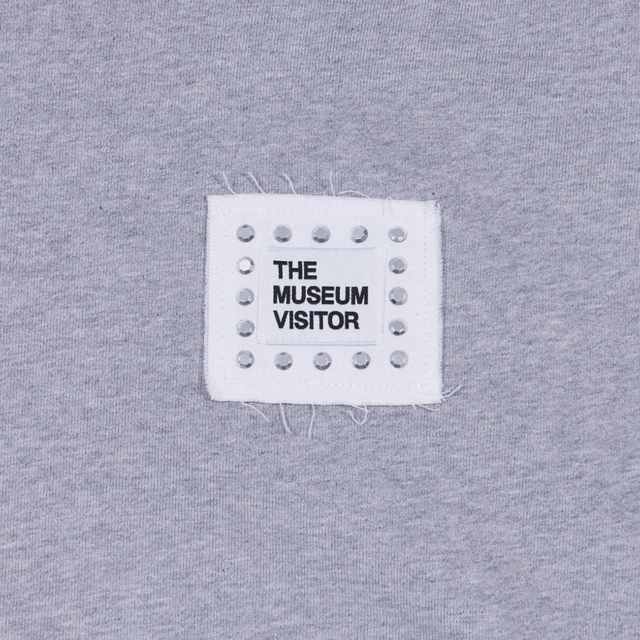 THE MUSEUM VISITOR  |[THE MUSEUM VISITOR]★CUBIC LOGO STITCHED ESSENTIAL HOODY