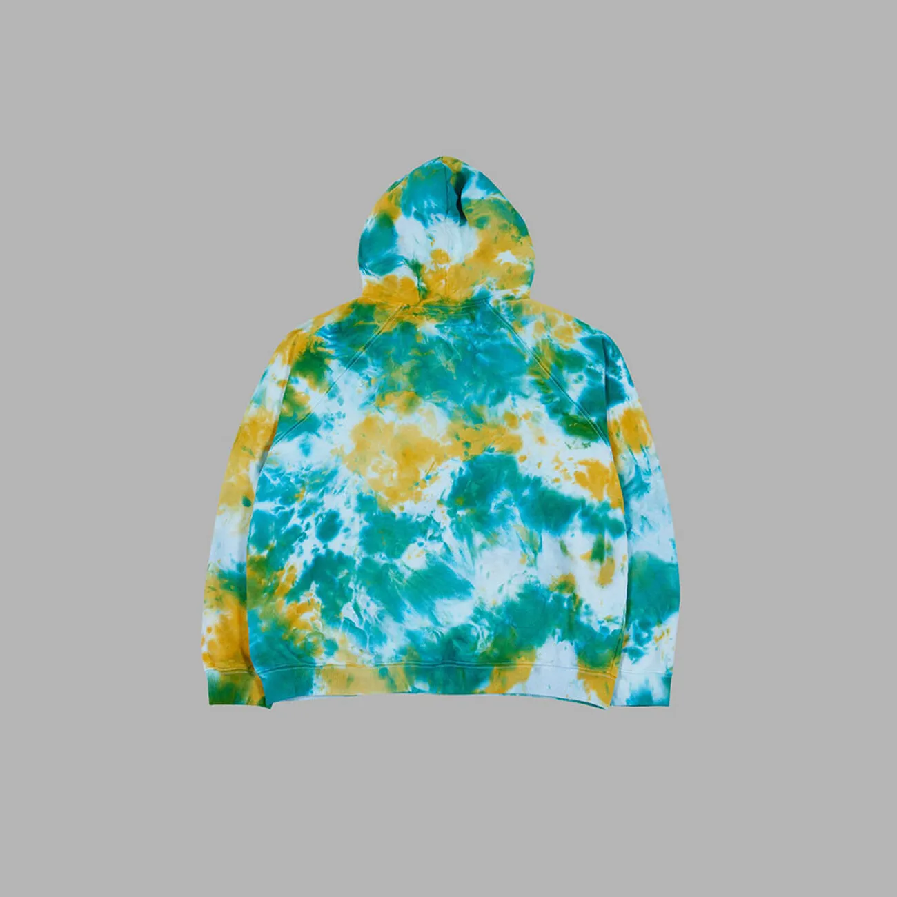 THE MUSEUM VISITOR  |[THE MUSEUM VISITOR]★LETTERING PRINTED TIE DYEING HOODY