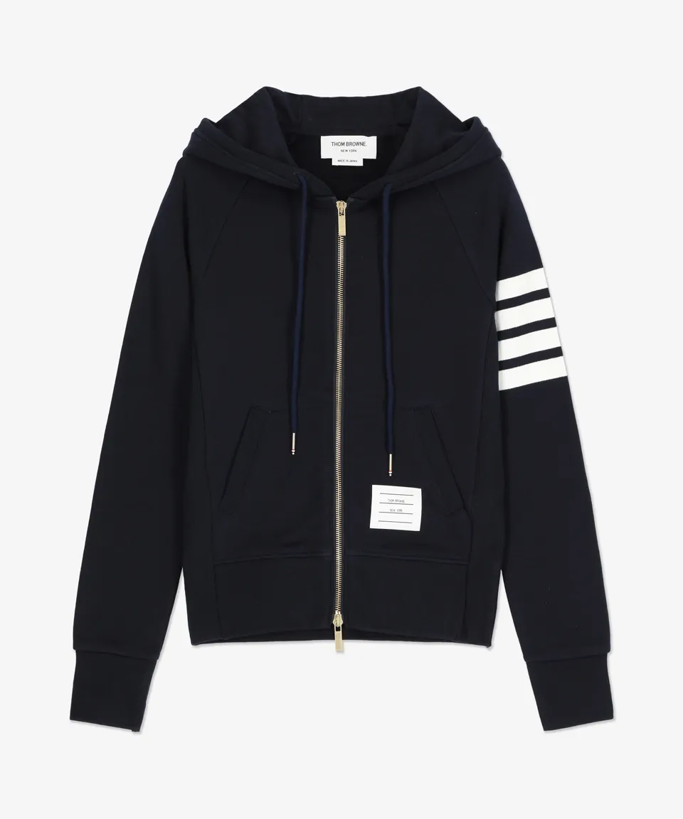 THOM BROWNE  |Street Style Plain Logo Hoodies & Sweatshirts