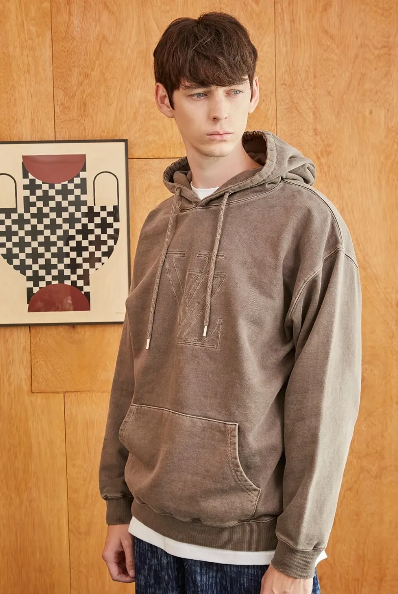 VARZAR  |[VARZAR]★VZ Big Logo Chain Stitch Pigment Hood