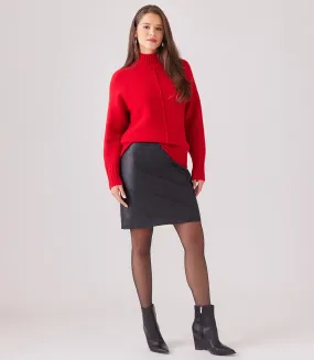 Vegan Leather Skirt