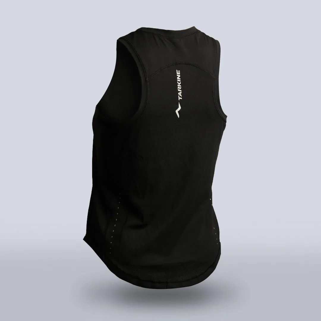 Women's Black Eco-Light Running Singlet